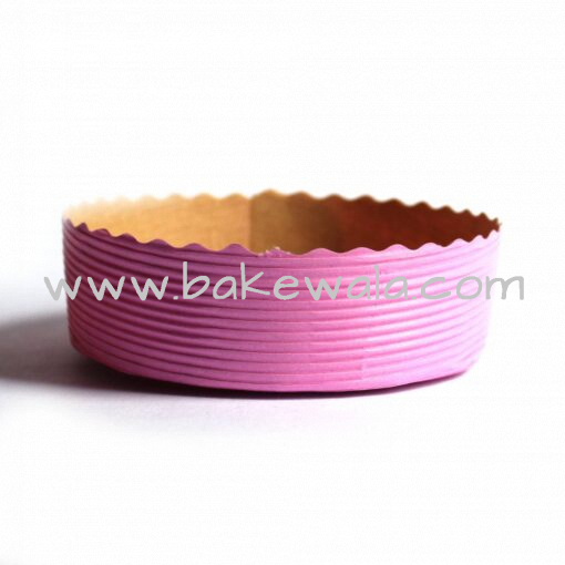 Paper Baking Mould - Pastel Pink - Round Cake Mold - 4 Inch dia -300pcs