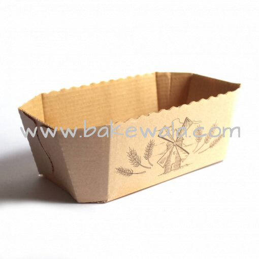 Paper Baking Mould - Beige Loaf Tray -300pcs