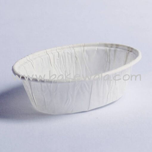 Paper Baking Mould -Oval Shape - Rolled Edges -5600pcs