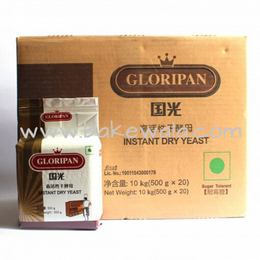 Gloripan Instant Dry Yeast - 10 Kg - 500g X 20