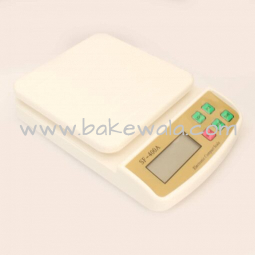 Compact Kitchen Weighing Scale - Digital 400A - 10 kg Capacity