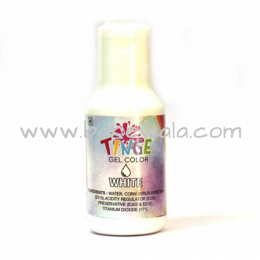 Tinge Gel Color - White - 20g