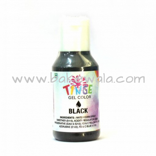 Tinge Gel Color - Black - 20g