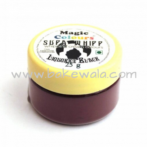 Magic Colours Supa Whipp - Whipping Cream Powder - Liquorice Black 25g