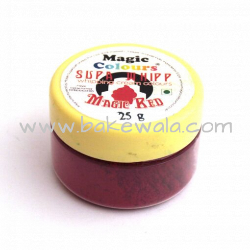 Magic Colours Supa Whipp - Whipping Cream Powder - Magic Red 25g