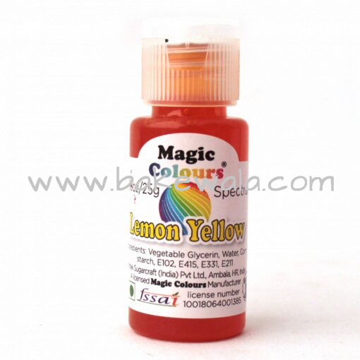 Magic Colours - Gel Color - Lemon Yellow - 25g