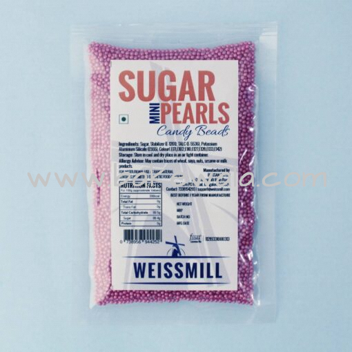 Weissmill - Sugar Pearls Beads - Mini - Red - 5kg