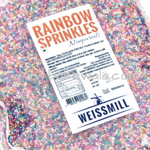 Weissmill - Rainbow Sprinkles - 1Kg