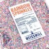 Weissmill - Rainbow Sprinkles - 10kg