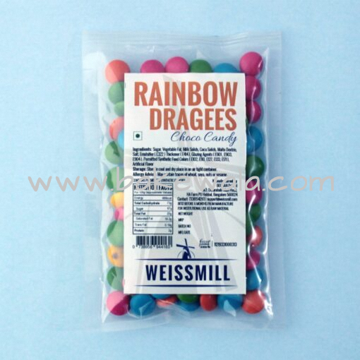 Weissmill - Rainbow Dragees - Choco Candy - 100g