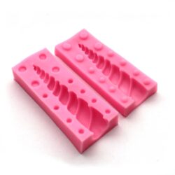 Fondant Silicone Mould - 3D Unicorn Horn -  Pair Set