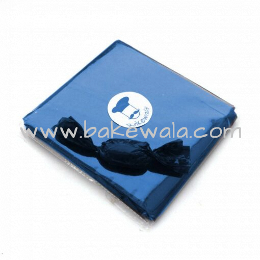 Chocolate Wrapper - Self Twist - Transparent - Blue - 300pcs