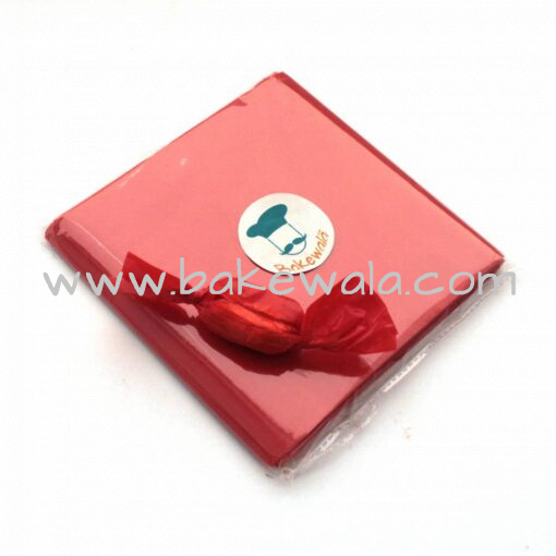 Chocolate Wrapper - Self Twist - Transparent - Red - 300pcs