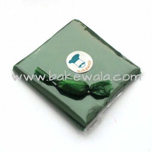 Chocolate Wrapper - Self Twist - Transparent - Green - 300pcs