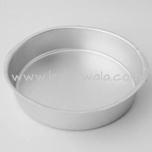 Aluminium Cake Tin Mold - Round Shape - Size 3 - 8.25 inches