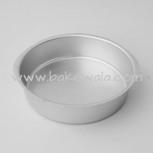 Aluminium Cake Tin Mold - Round Shape - Size 2 - 6.75 inches