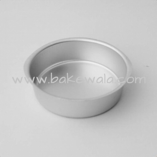 Aluminium Cake Tin Mold - Round Shape - Size 1 - Small Mould - 5.25 inches