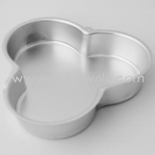 Aluminium Cake Tin Mold - Petal Shape - Size 3 - 8.8 inches