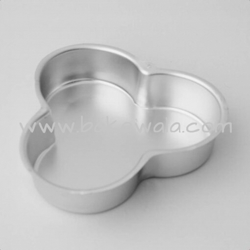 Aluminium Cake Tin Mold - Petal Shape - Size 2 - Medium Mould - 7.75 inches