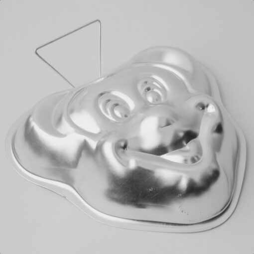 Aluminium Cake Tin Mold - Mickey Face Shape - 19 X 21 cm