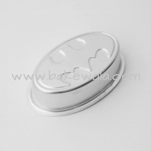 Aluminium Cake Tin Mold - Batman - Small Mould - 5.8" wide