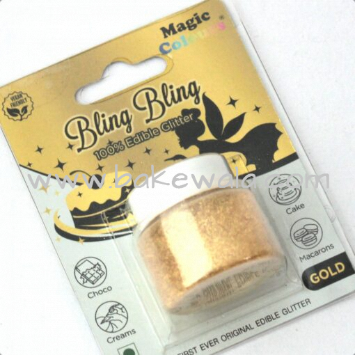 Magic Colours - Bling Bling - Edible Gold Glitter - 14g