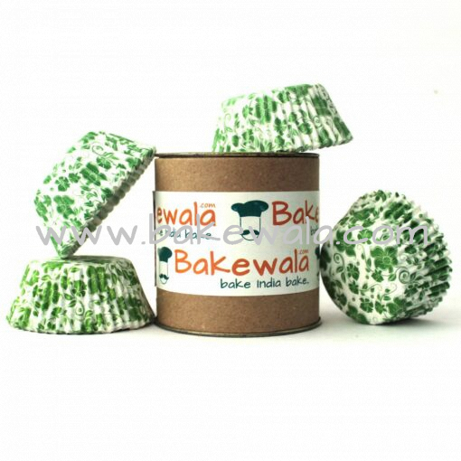 Cupcake Paper Liners - Evergreen - 11cm - 100 pcs