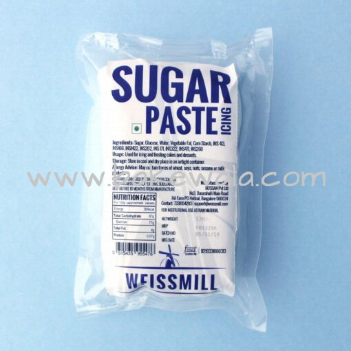 Weissmill - Fondant or Sugar Paste - White - 200g