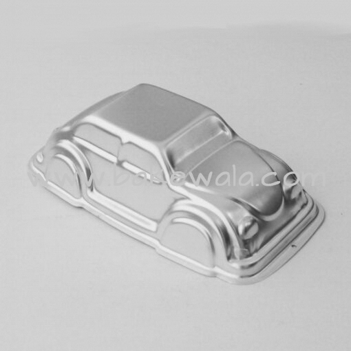 Aluminium Cake Tin Mold - Small Car