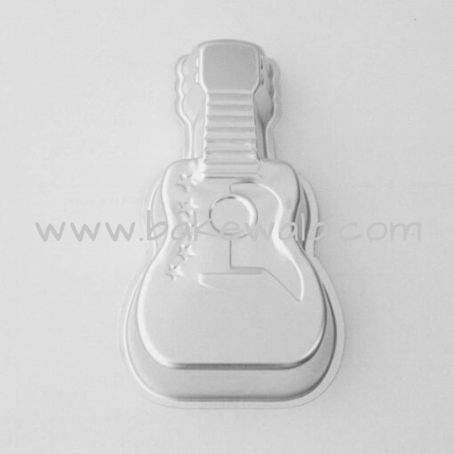 Aluminium Cake Tin Mold - Guitar