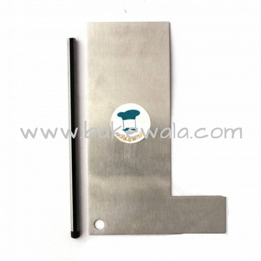 Stainless Steel Cake Scraper - Type 6