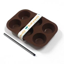 Silicone Cupcake or Muffin Tray or Chocolate Cups - 6 Cups