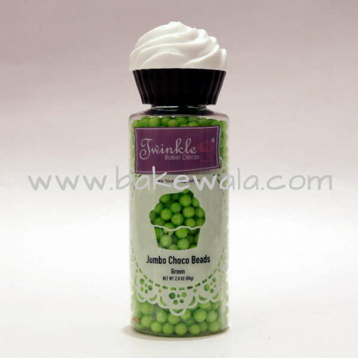 Jumbo Choco Beads -Green