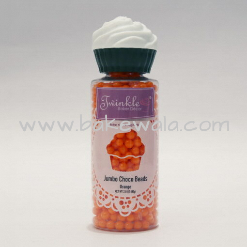 Jumbo Choco Beads -Orange