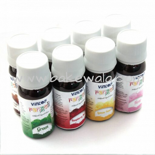 Liquid Food Colour - Pack of 8 - 20ml