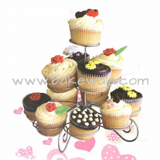 Metal Cupcake Stand - 3 Tier - 13 pcs