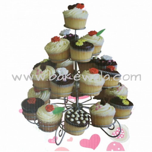 Metal Cupcake Stand - 4 Tier - 23 cupcake holder