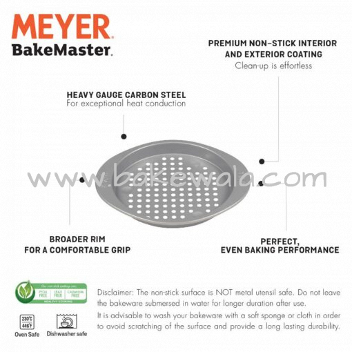 Meyer Bakemaster Non-Stick Bakeware - Pizza Crisper