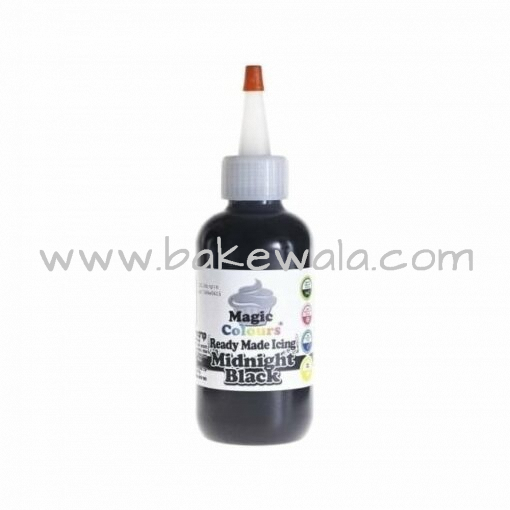 Magic Colours - Ready Made Icing - Midnight Black - 165g