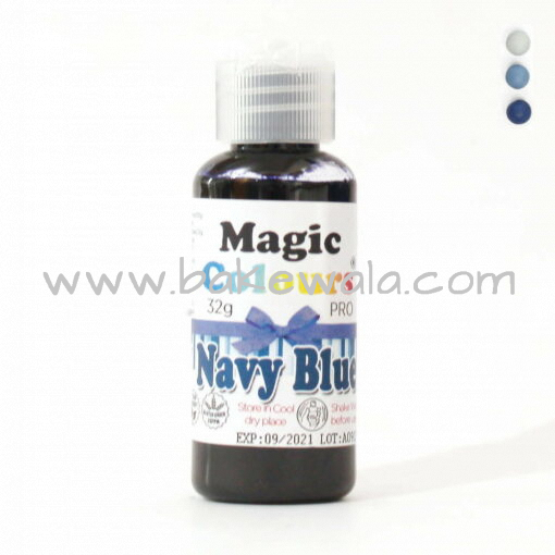 Icing or gel Color - Magic Colours Pro Gel - Navy Blue - 32g