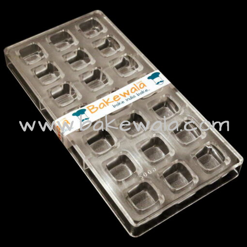 Polycarbonate Chocolate Mould - Design SD2009 - Cube