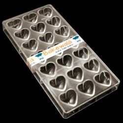 Polycarbonate Chocolate Mould - Design SD2089 - Heart