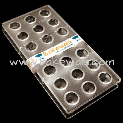 Polycarbonate Chocolate Mould - Design SD2124 - Dome