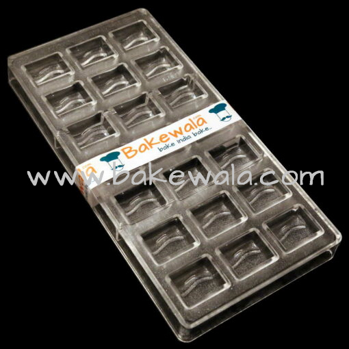 Polycarbonate Chocolate Mould - Design SD2151 - Striated