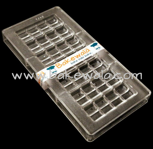 Polycarbonate Chocolate Mould - Design SD2407 - Cobbled