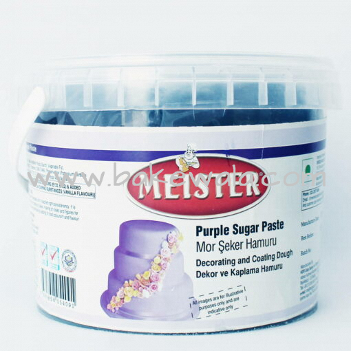 Meister Sugar Paste or Fondant - Purple - 1kg