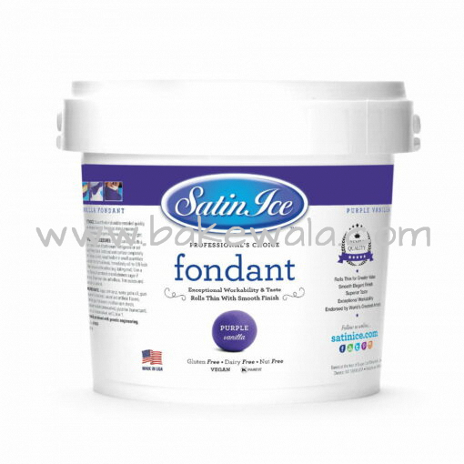 Satin Ice Purple Vanilla Fondant 2.5 kg