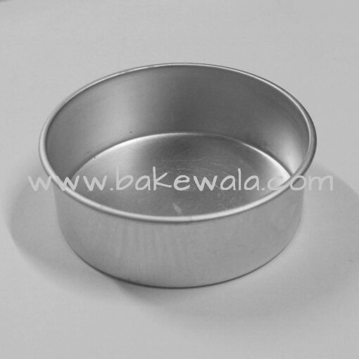 Aluminium Cake Tin Mold - Heavy Duty - Round Shape - Size 2 - 7 inches