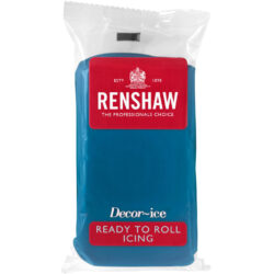 Renshaw Ready to Roll Fondant Icing - Atlantic Blue - 250 gms