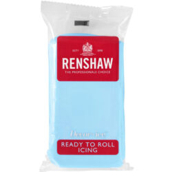 Renshaw Ready to Roll Fondant Icing - Baby Blue - 250 gms